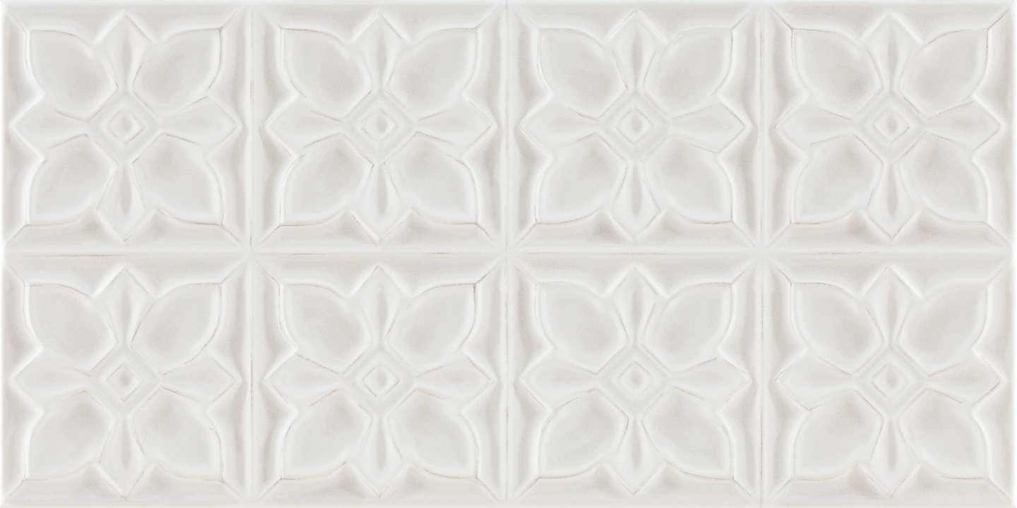 Kuviolaatta Cello Es Helms 25x50 valkoinen matta 1,75m²