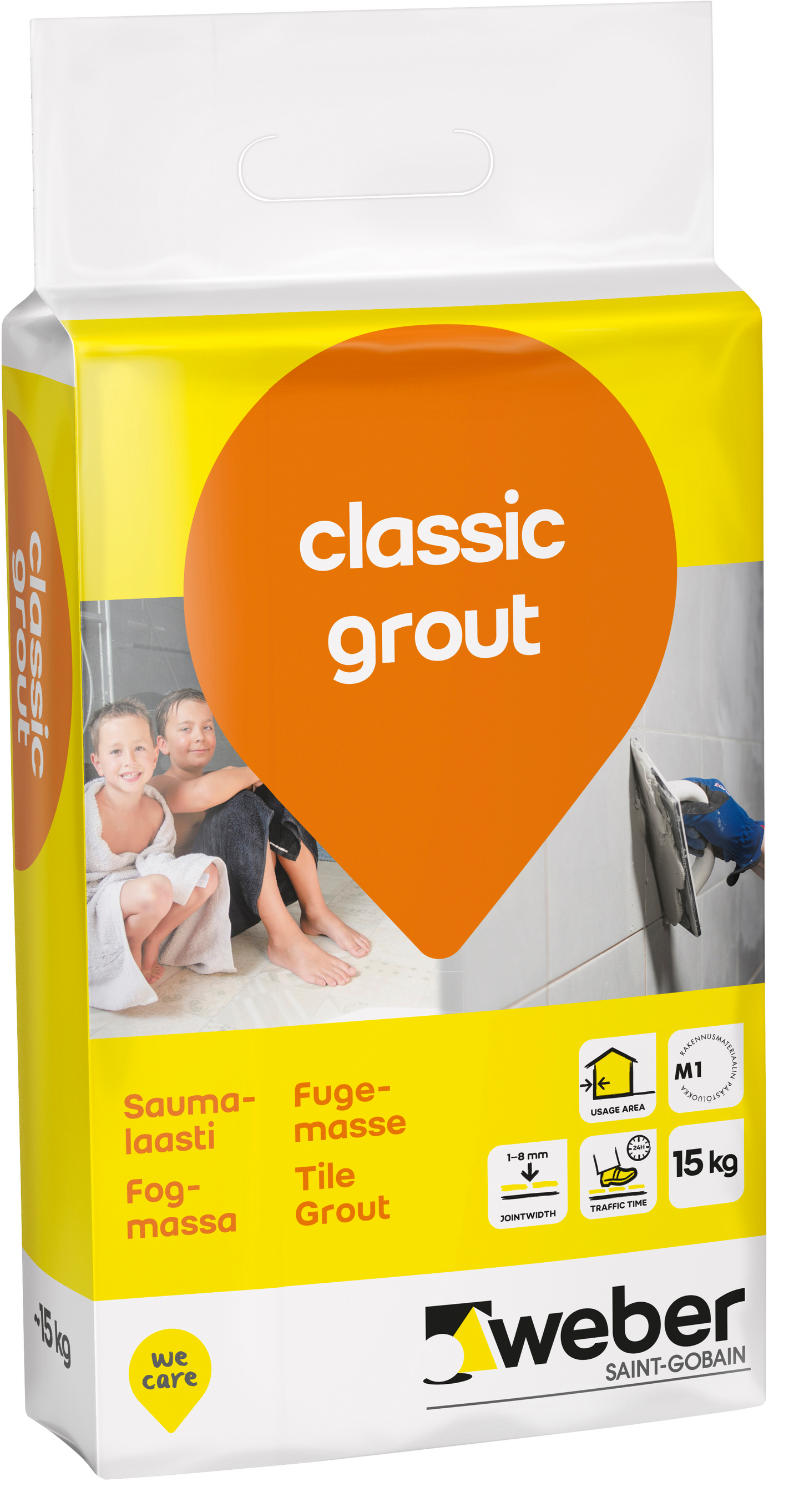 Saumalaasti Weber Classic Grout 14 Smoke 15kg