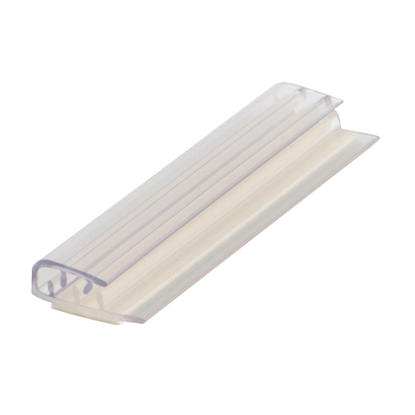 Kilpikiinnike seinää pitkin muovi J-malli