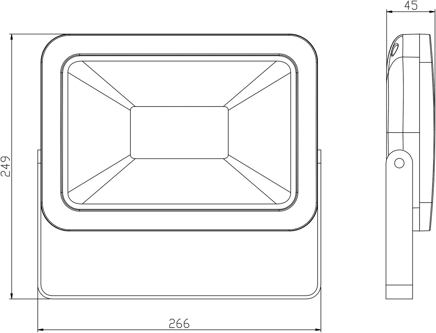 Led-valonheitin OPAL E-Fect 50W IP44