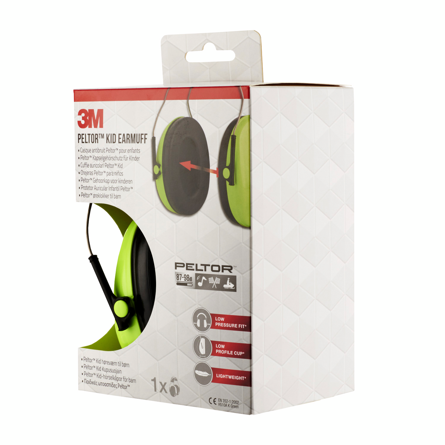 Kuulosuojaimet 3M PELTOR Kid neonvihreä