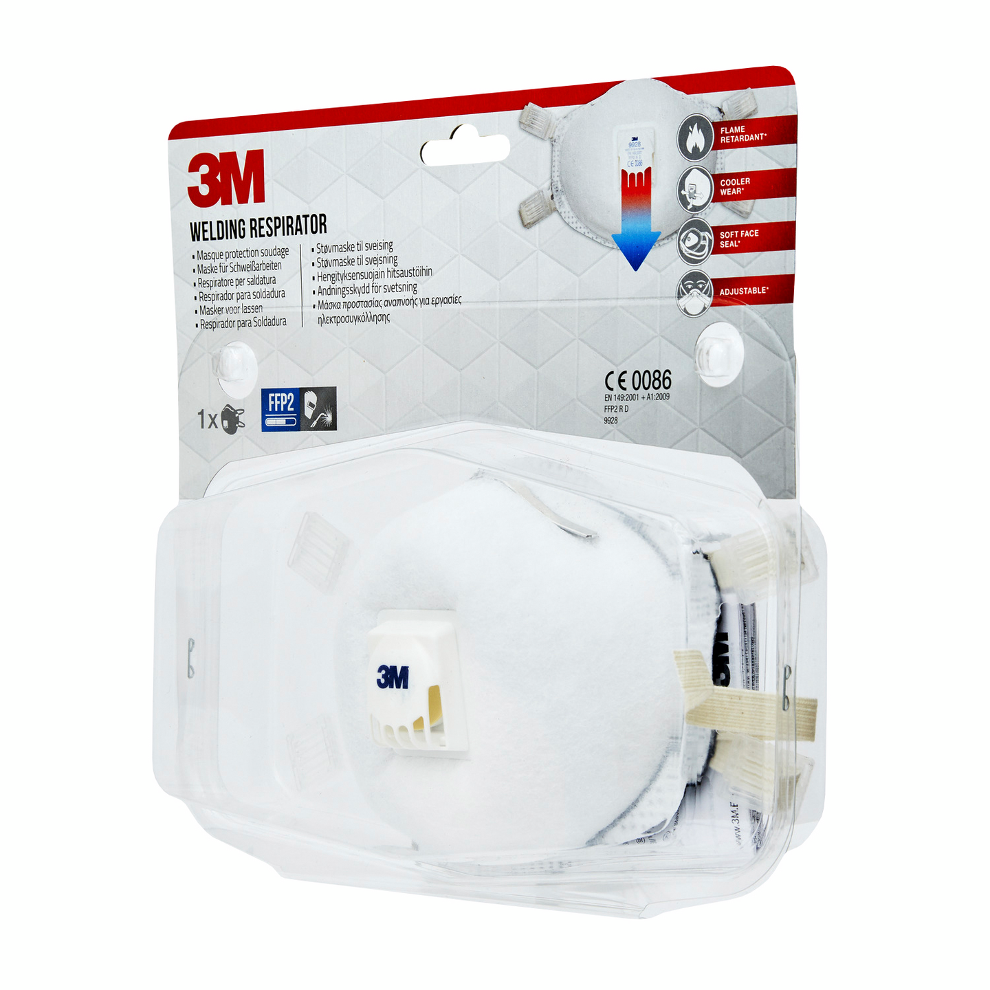 ANDNINGSSKYDD 9928 FFP2 VENTIL 1ST