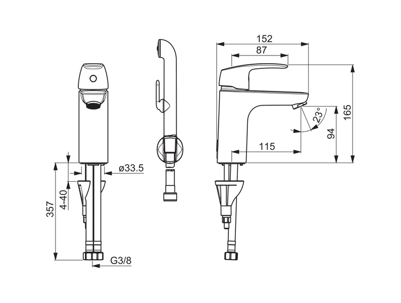Pesuallashana Oras 1001F Safira XL Bidetta