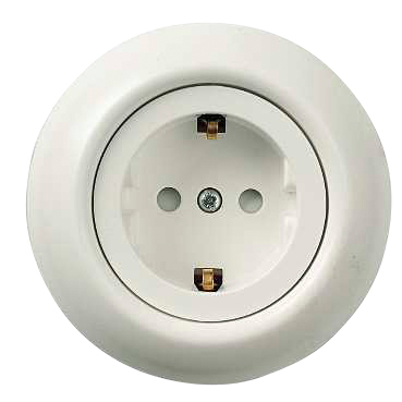 Pistorasia Schneider Electric Renova maadoitettu valkoinen DIY