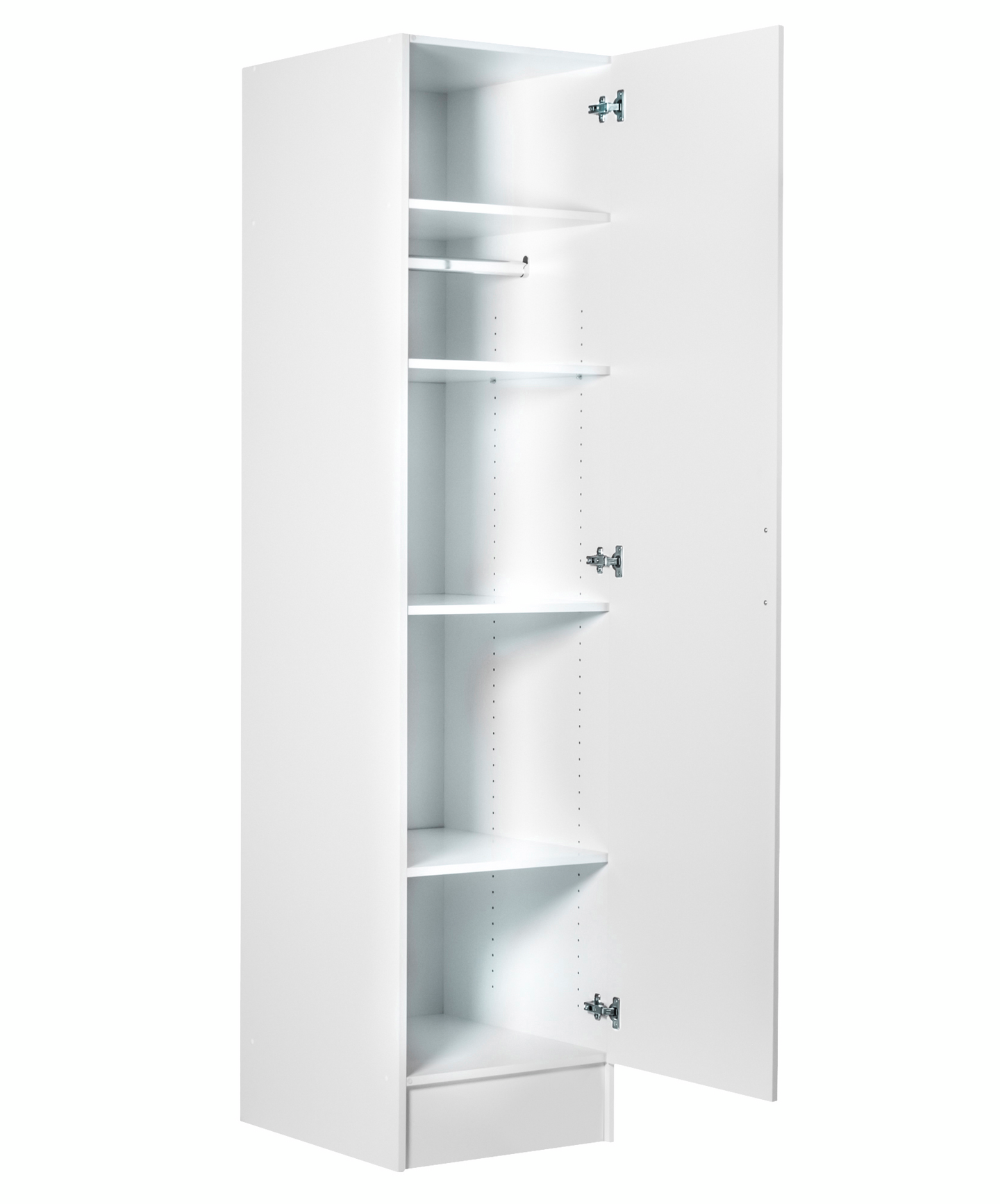 Säilytyskomero Goodiy 60x208x56,8cm valkoinen