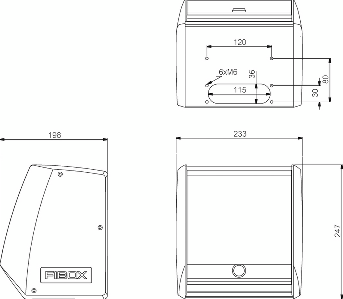 Piharasia Fibox piha 2A2Y DAL 2XPR 2XVVS