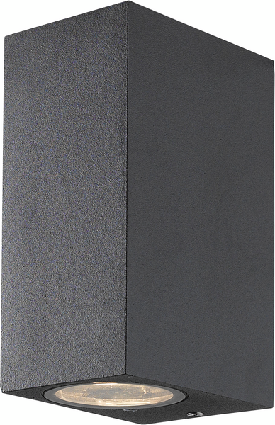 Seinävalaisin Airam Sund Duo 2xGU10 antrasiitti