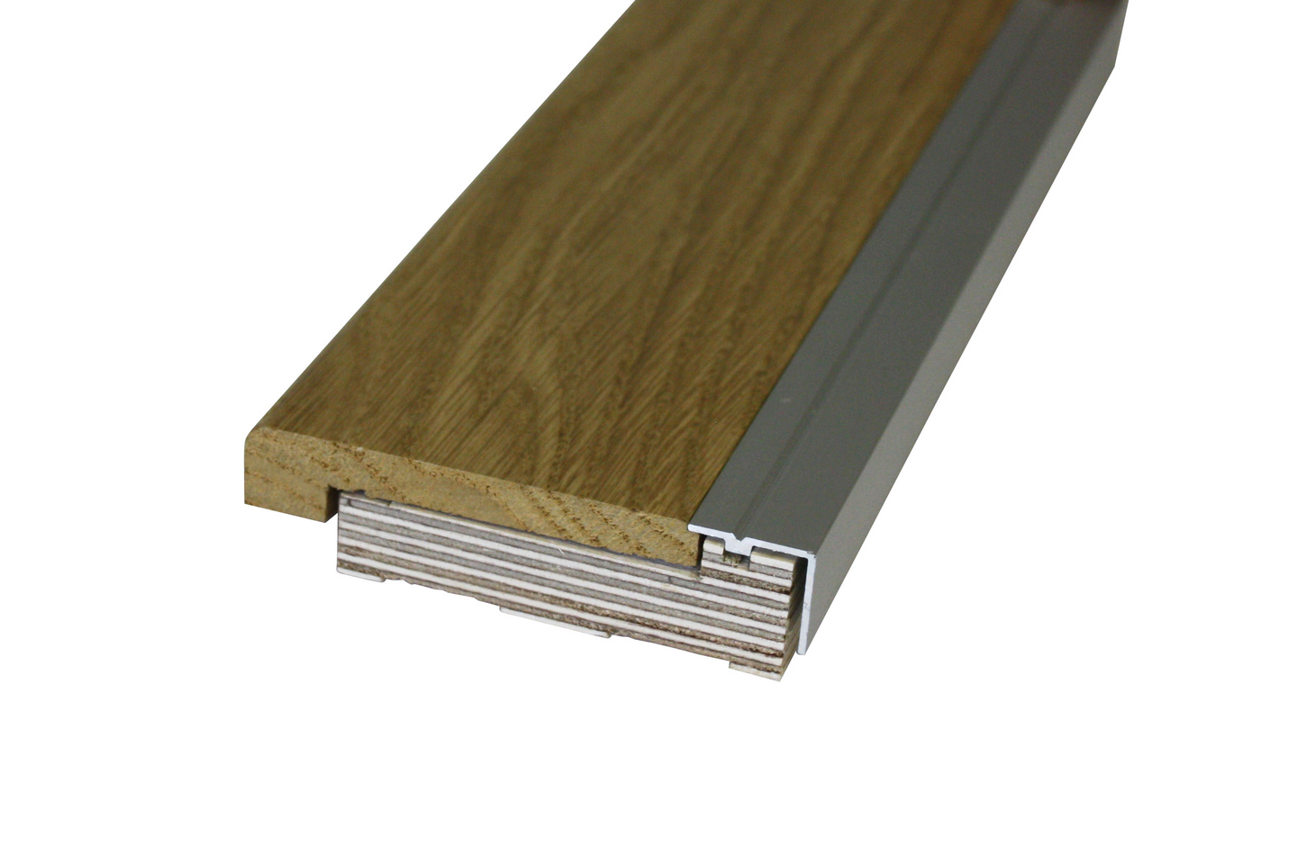 Vedeneristekynnys Pro kyntekorkeus 5mm 22x92x907mm tammi lakattu