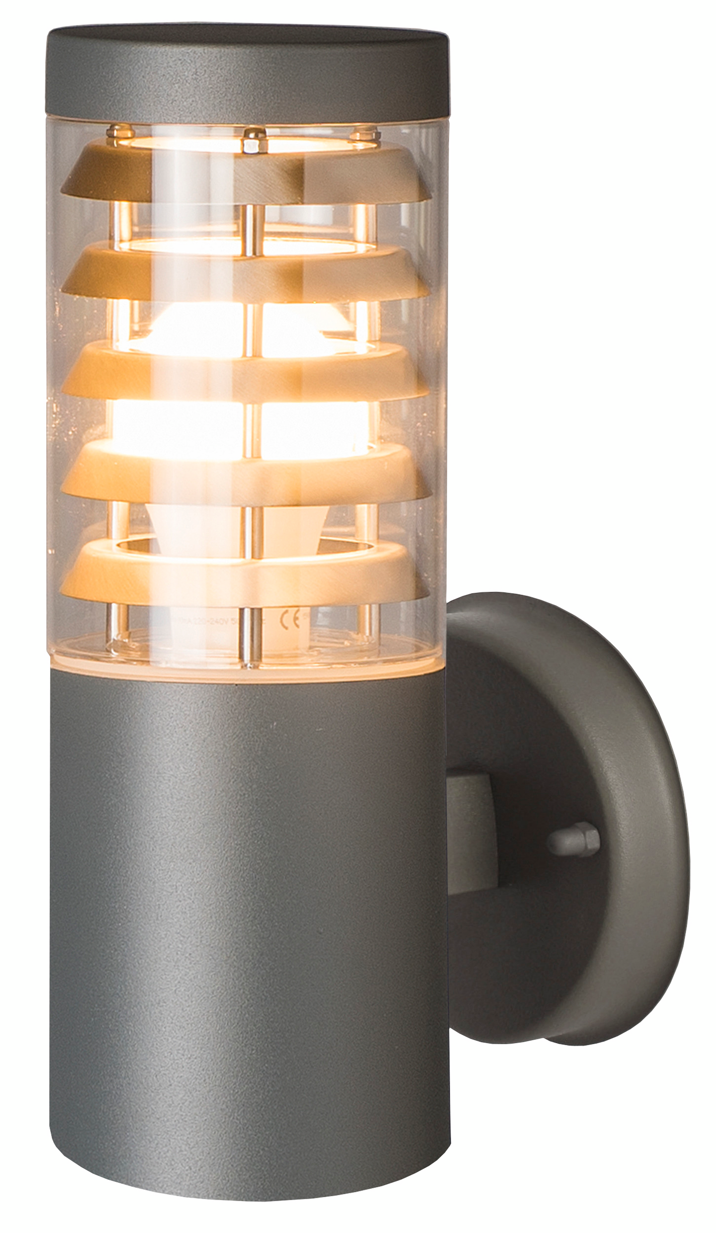 Seinävalaisin Airam Park S harmaa