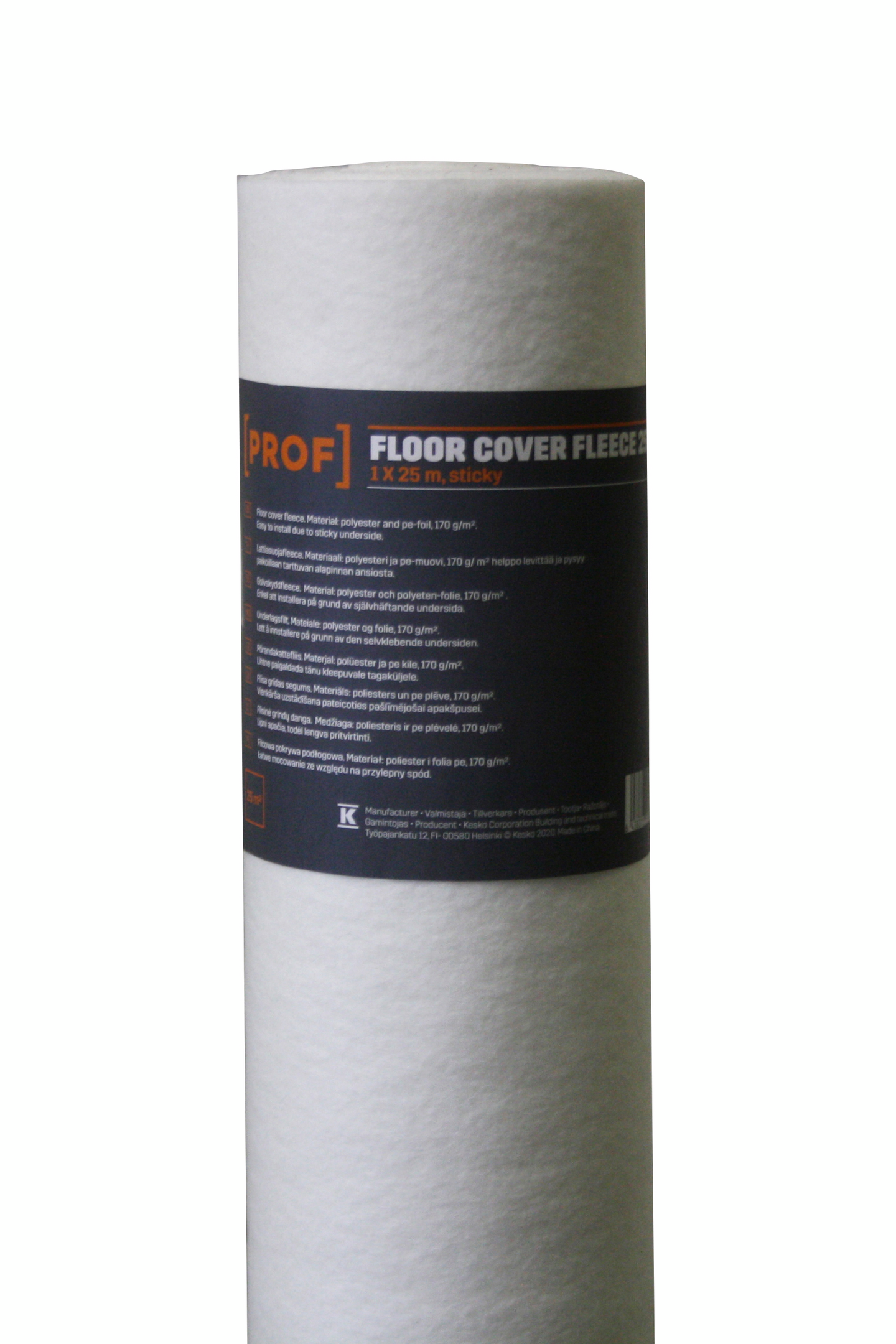 Lattiasuojafleece PROF 25m² 170g/m² tarraava alapuoli