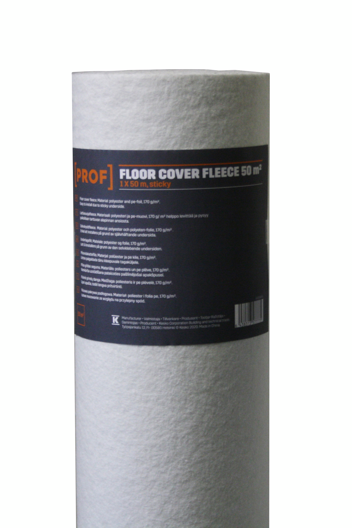 Lattiasuojafleece PROF 50m² 170g/m² tarraava alapuoli