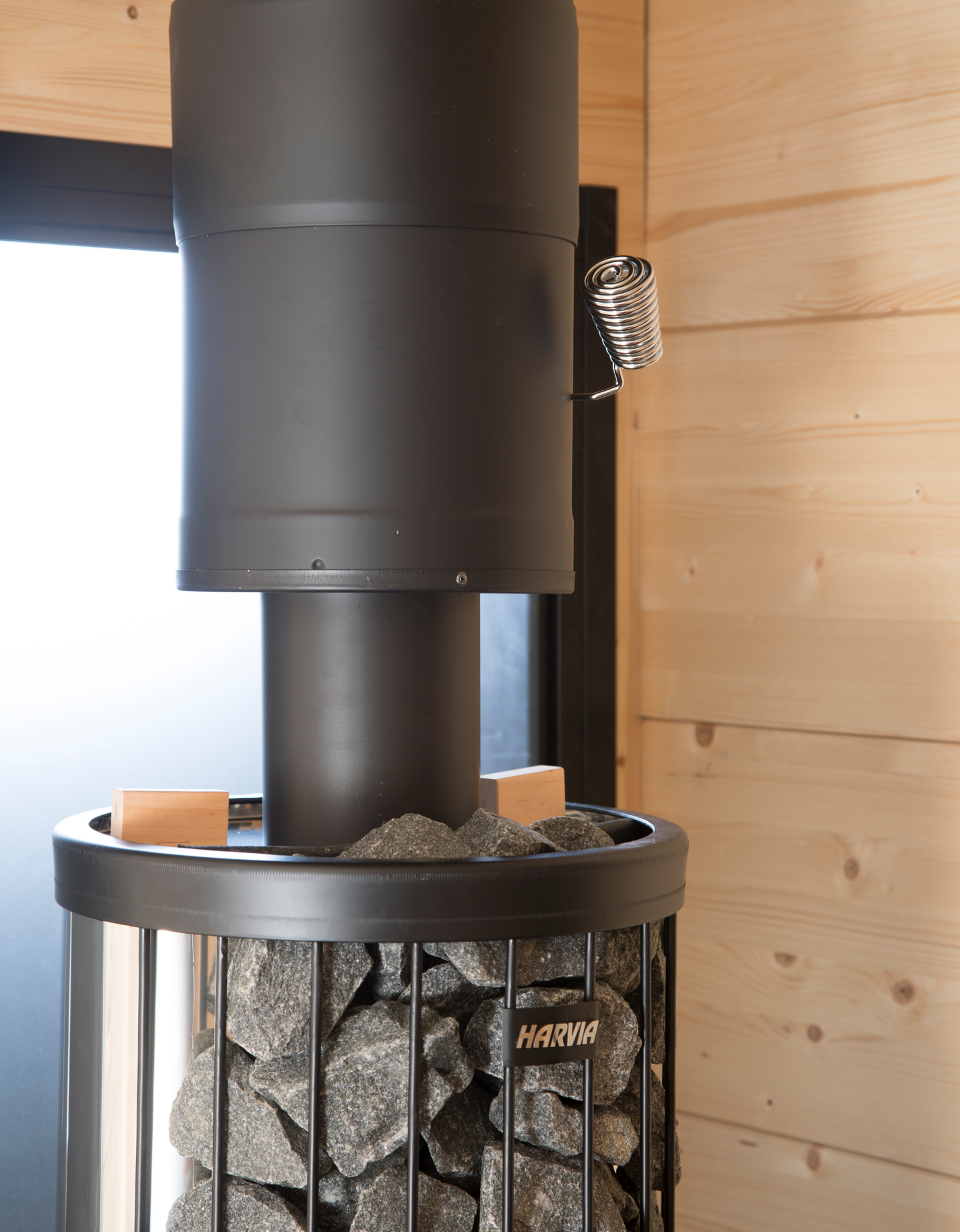 RÖKSPJÄLL HARVIA ISOLERAD SVART