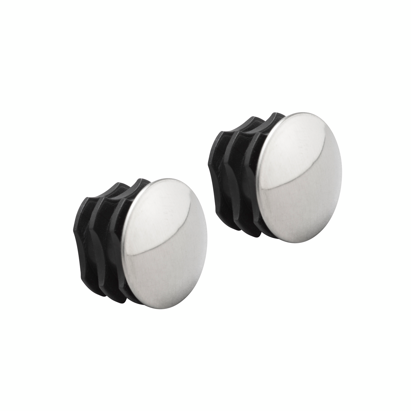 Päätytulppa Elfa vaatetankoon kiiltävä teräs 2kpl 623903