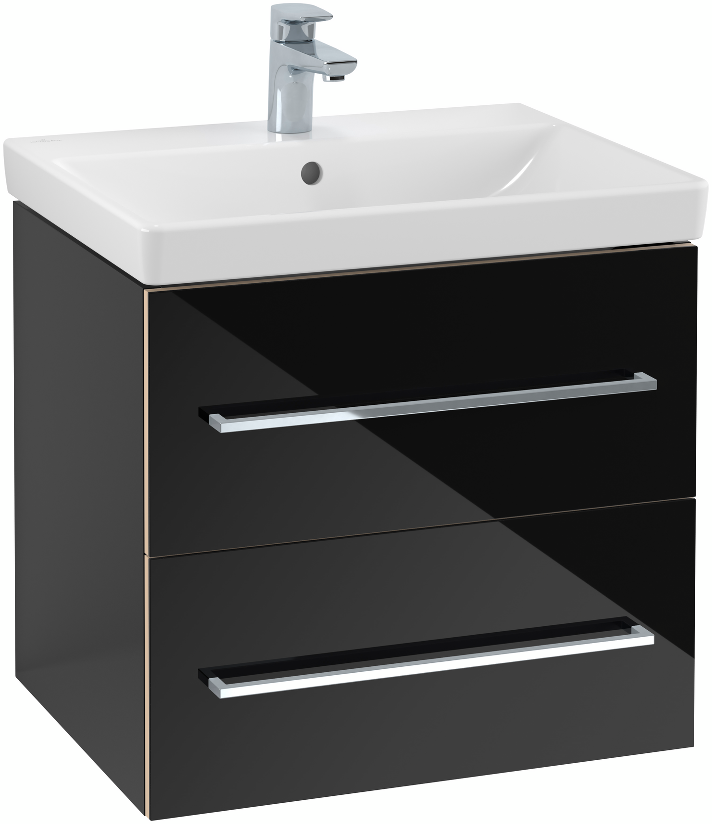 Allaskaappi Villeroy & Boch Avento 60cm musta ilman allasta