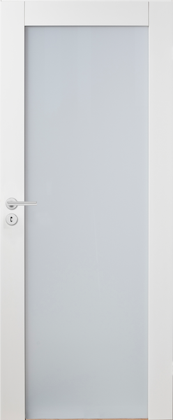 Sisäovi Swedoor Unique Spa 500 massiivikehysovi valkoinen opaali