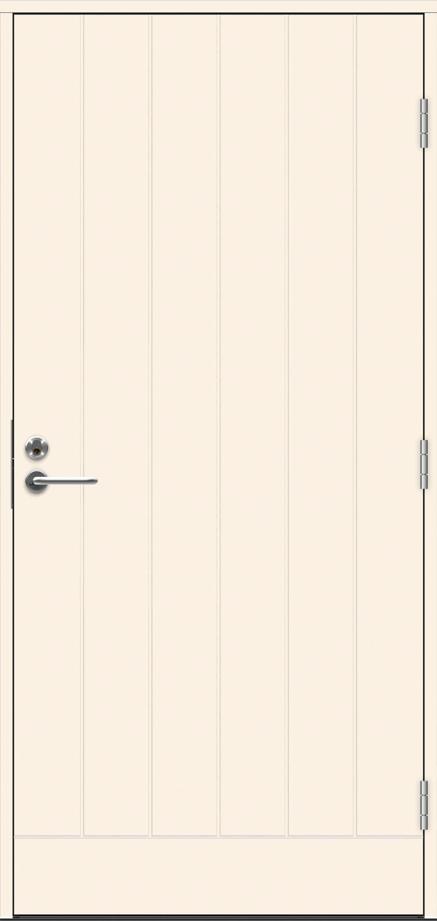 Ulko-ovi Swedoor ECO Barents valkoinen