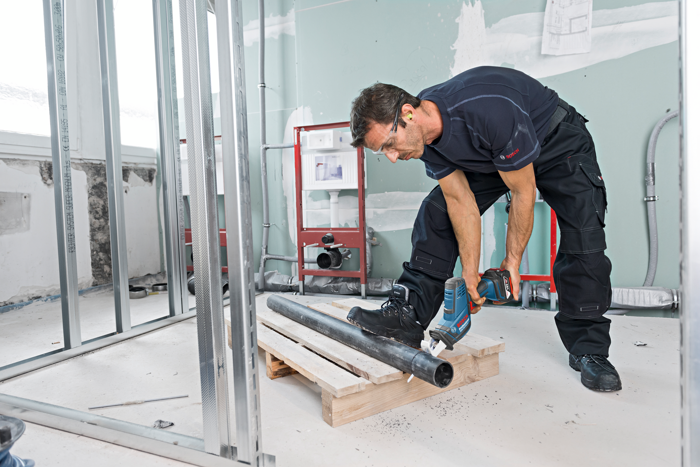 Akkupuukkosaha Bosch GSA 18 V-LI Compact Solo