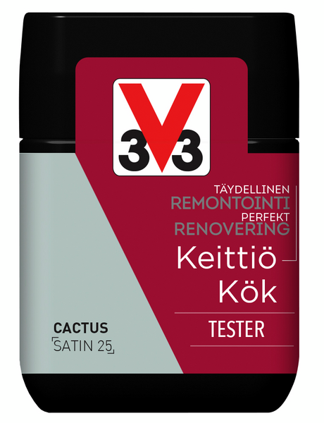 V33 Remontointimaali keittiö 75ml Tester Cactus