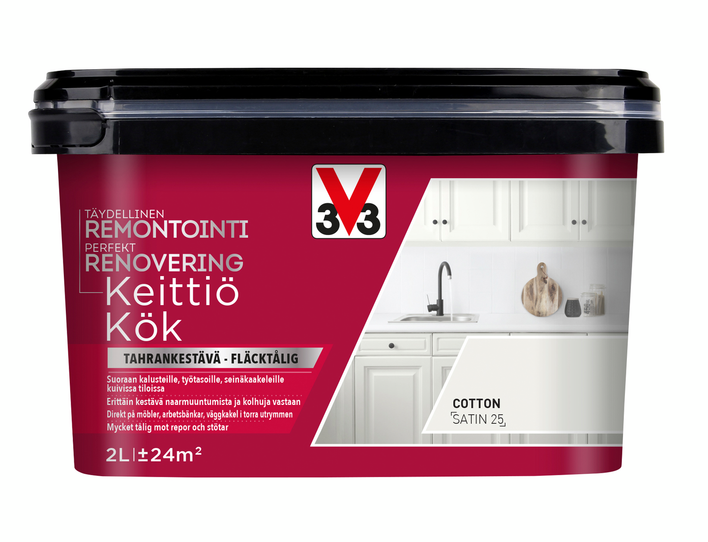 V33 Remontointimaali keittiö 2l Cotton
