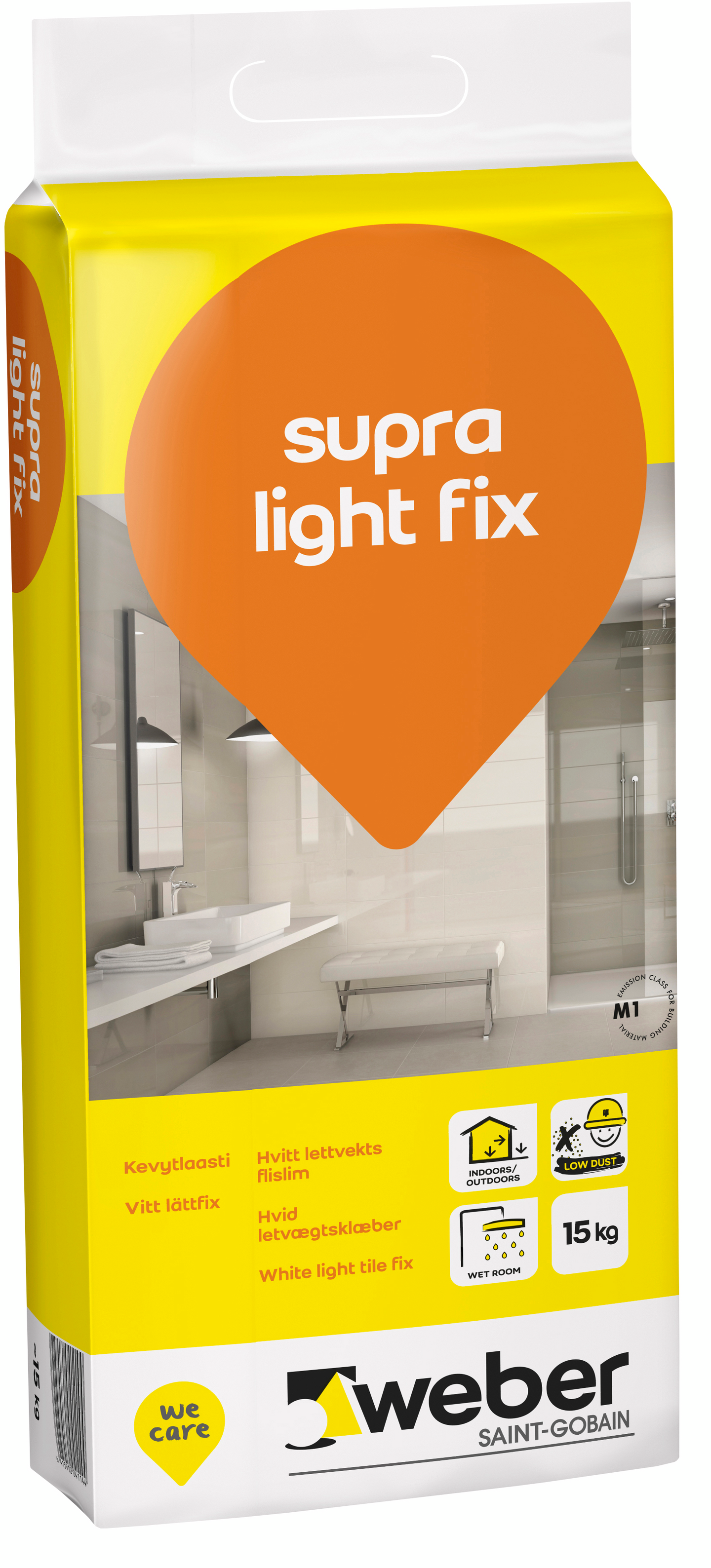 Kevytlaasti Weber Supra Light Fix 15kg