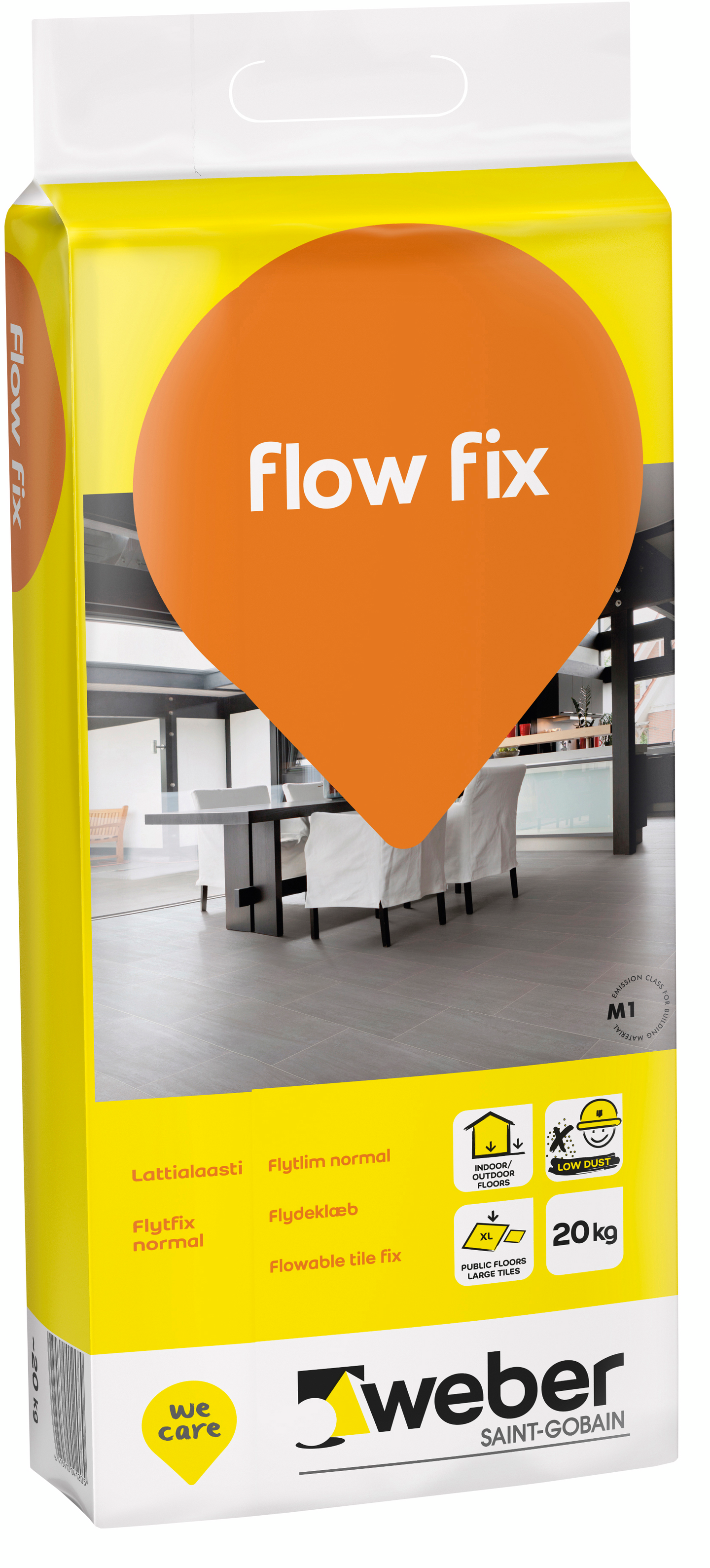 Lattialaasti Weber Flow Fix 20kg
