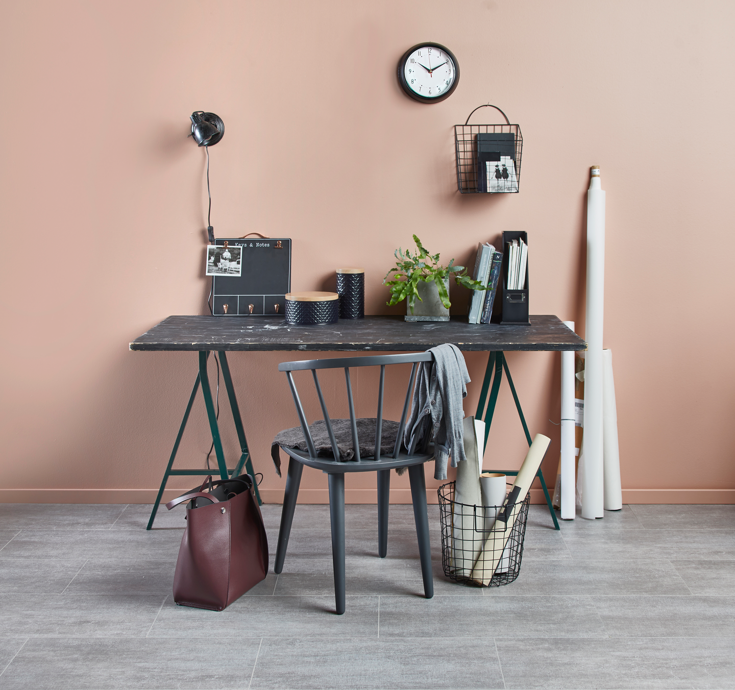 Metallikori Cello pyöreä S 25x20cm