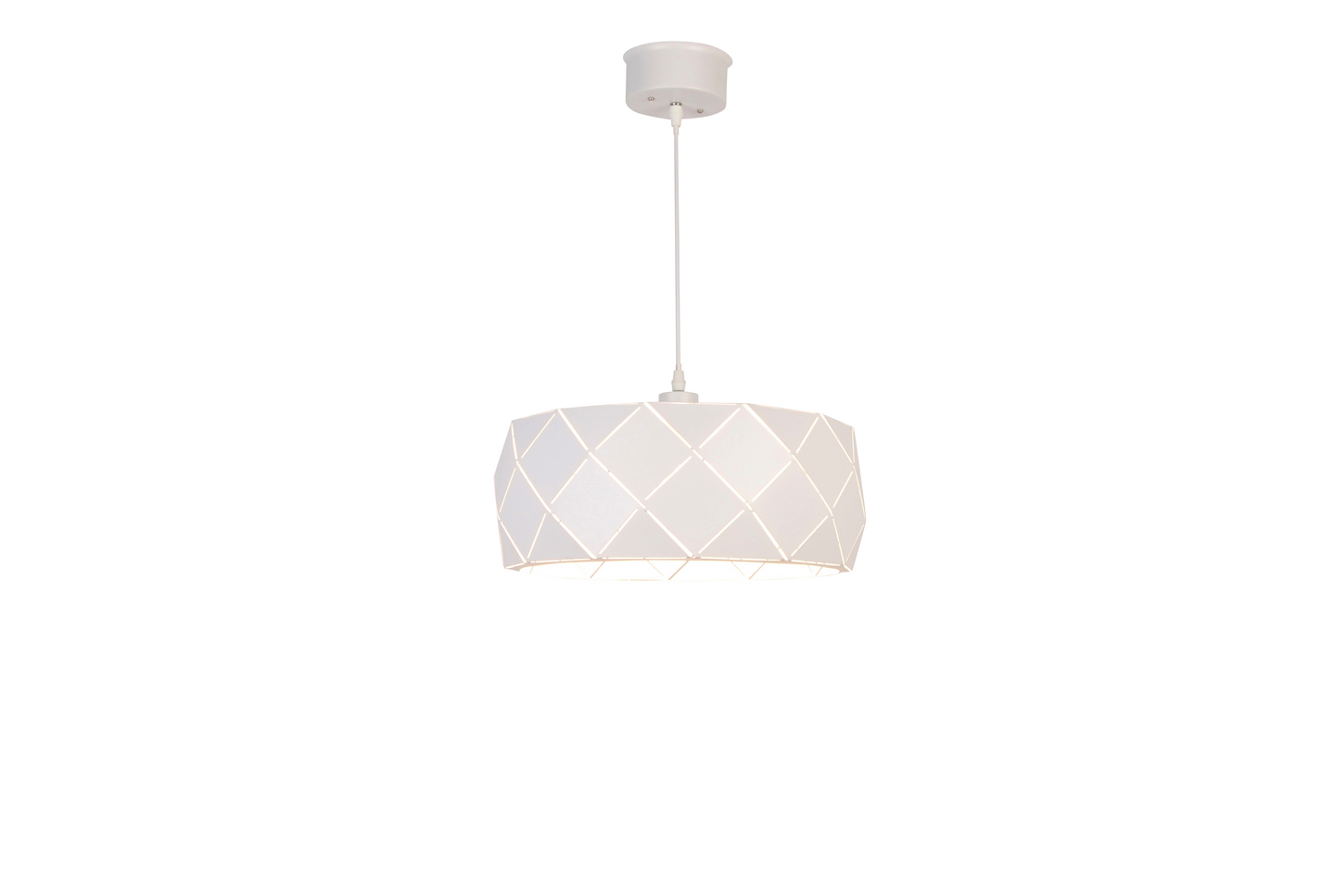 Riippuvalaisin Cello Heavy 400mm 40W E27 valkoinen