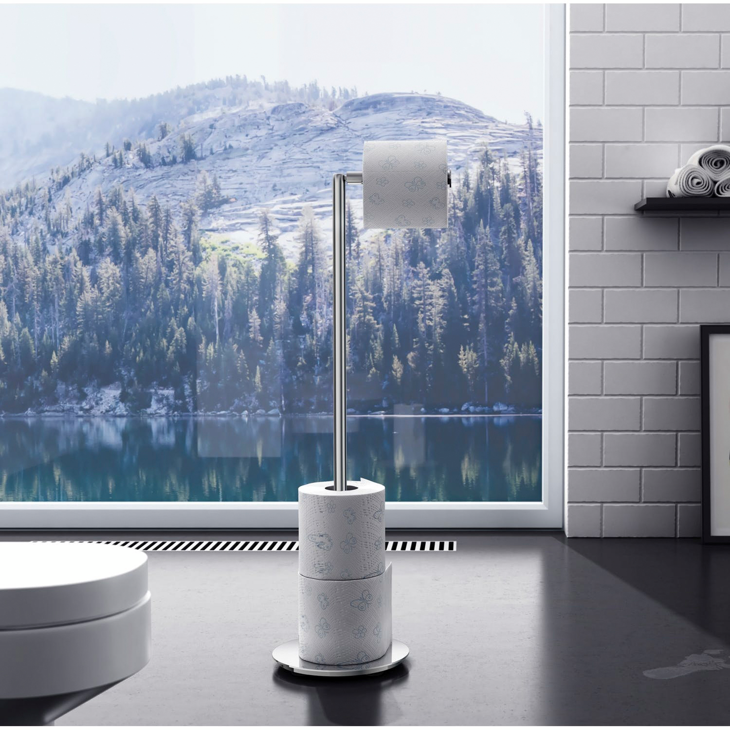 Wc-paperiteline Smedbo Outline FK635 kiillotettu rst