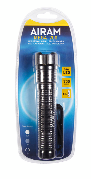 Taskulamppu Airam Mega 700lm 10W