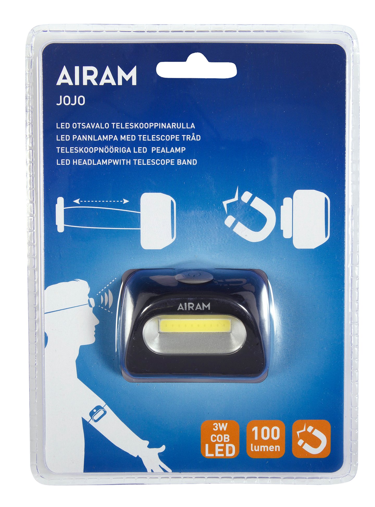 Otsalamppu Airam Jojo 3W 100lm