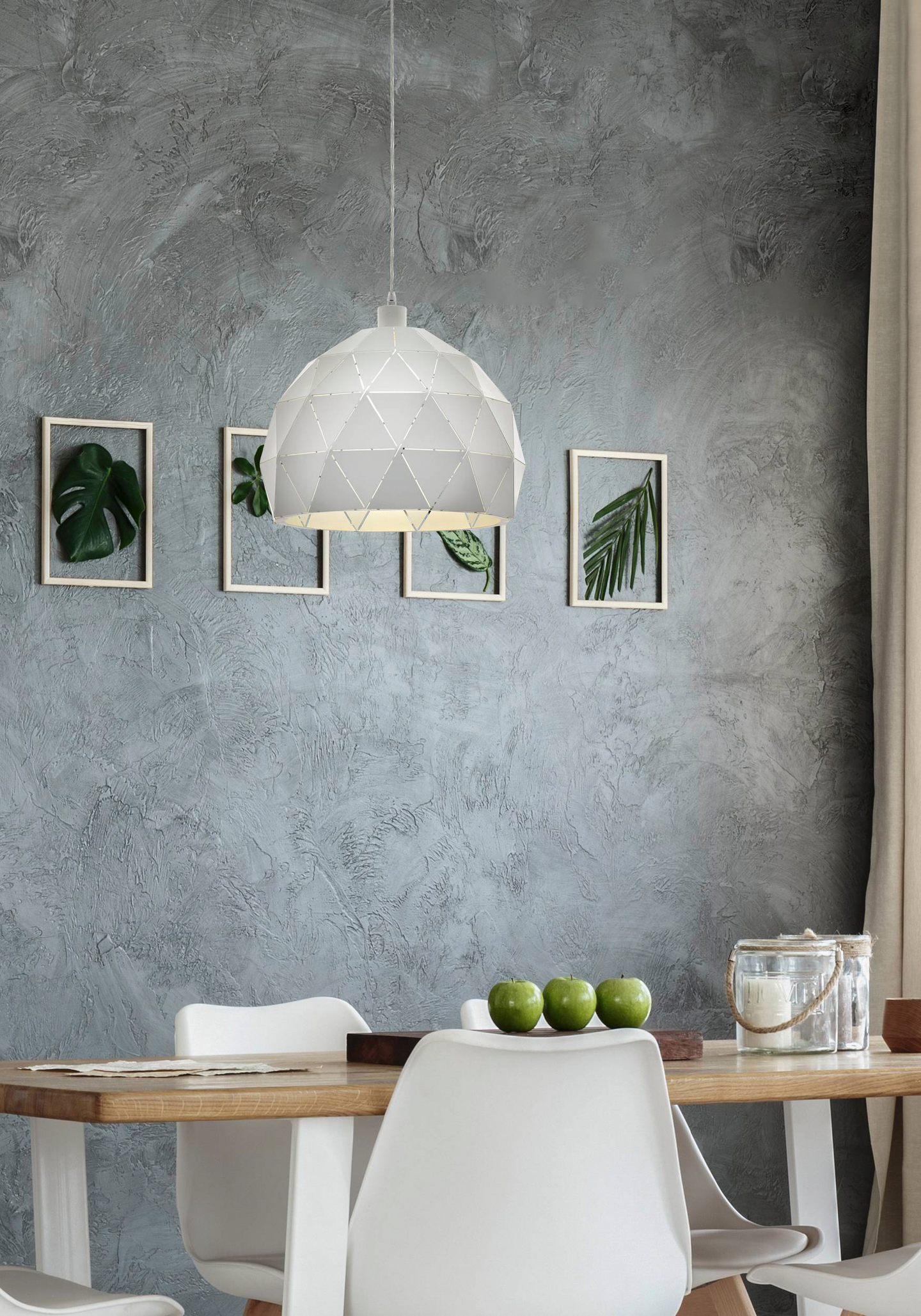 Riippuvalaisin EGLO Roccaforte 40cm valkoinen