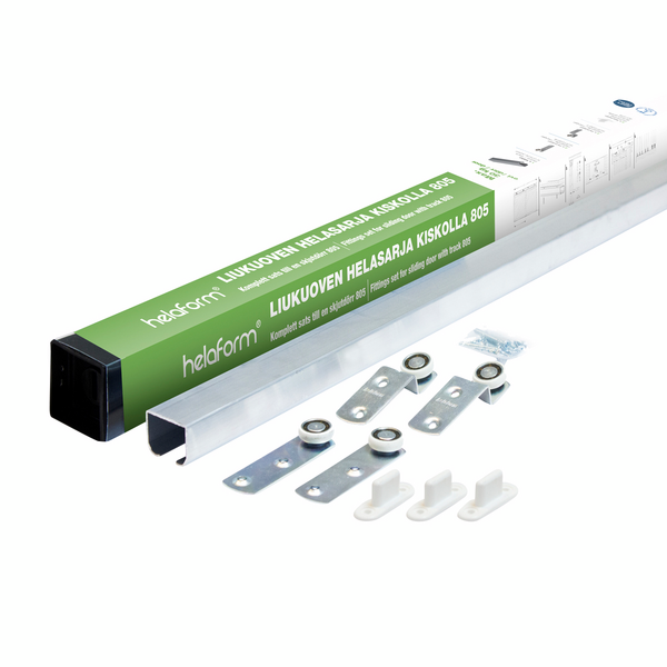 Liukuovikiskosetti Helaform kahdelle kalusteliukuovelle 805/2000mm