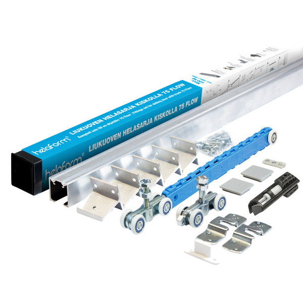 Liukuovikiskosetti Helaform 75 Flow Soft Close 2400mm