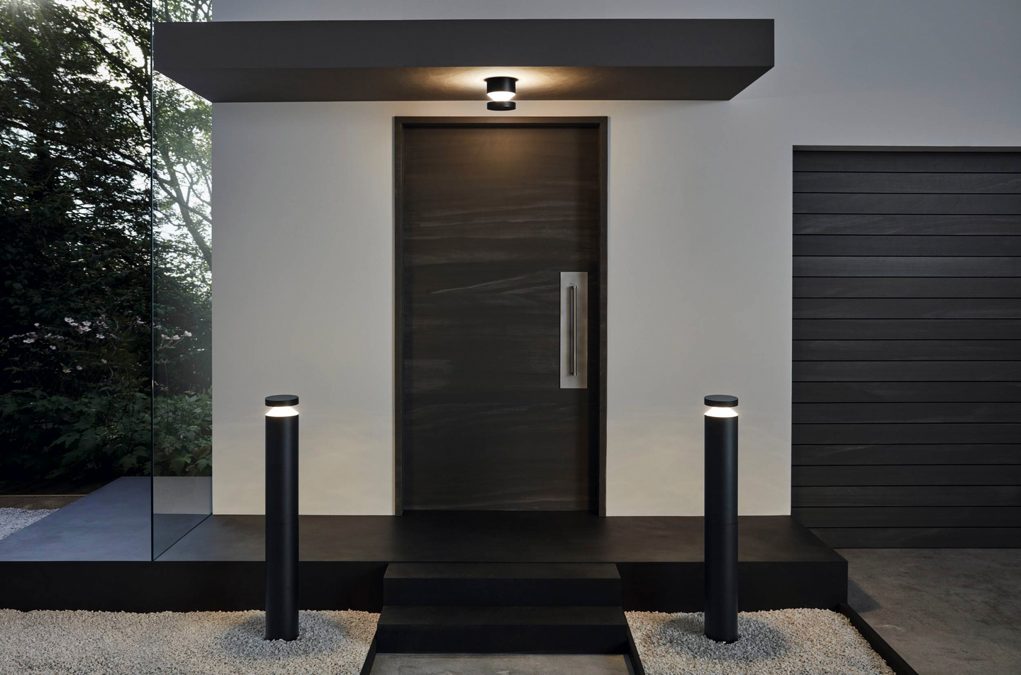 Ulkopylväsvalaisin EGLO Melzo led 11W IP44 musta