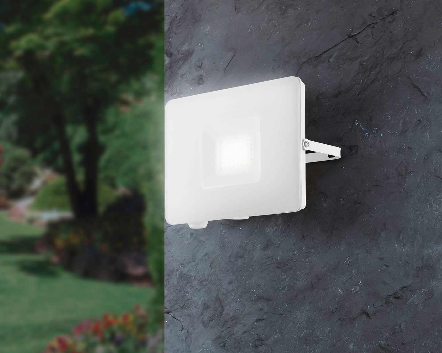 Led-valonheitin EGLO Faedo 30W IP65 valkoinen