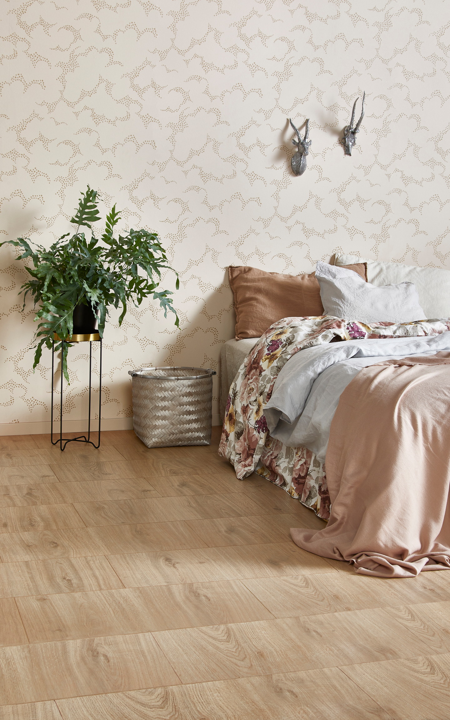 Kori Cello 42x42x37 L bambu metallinhohde