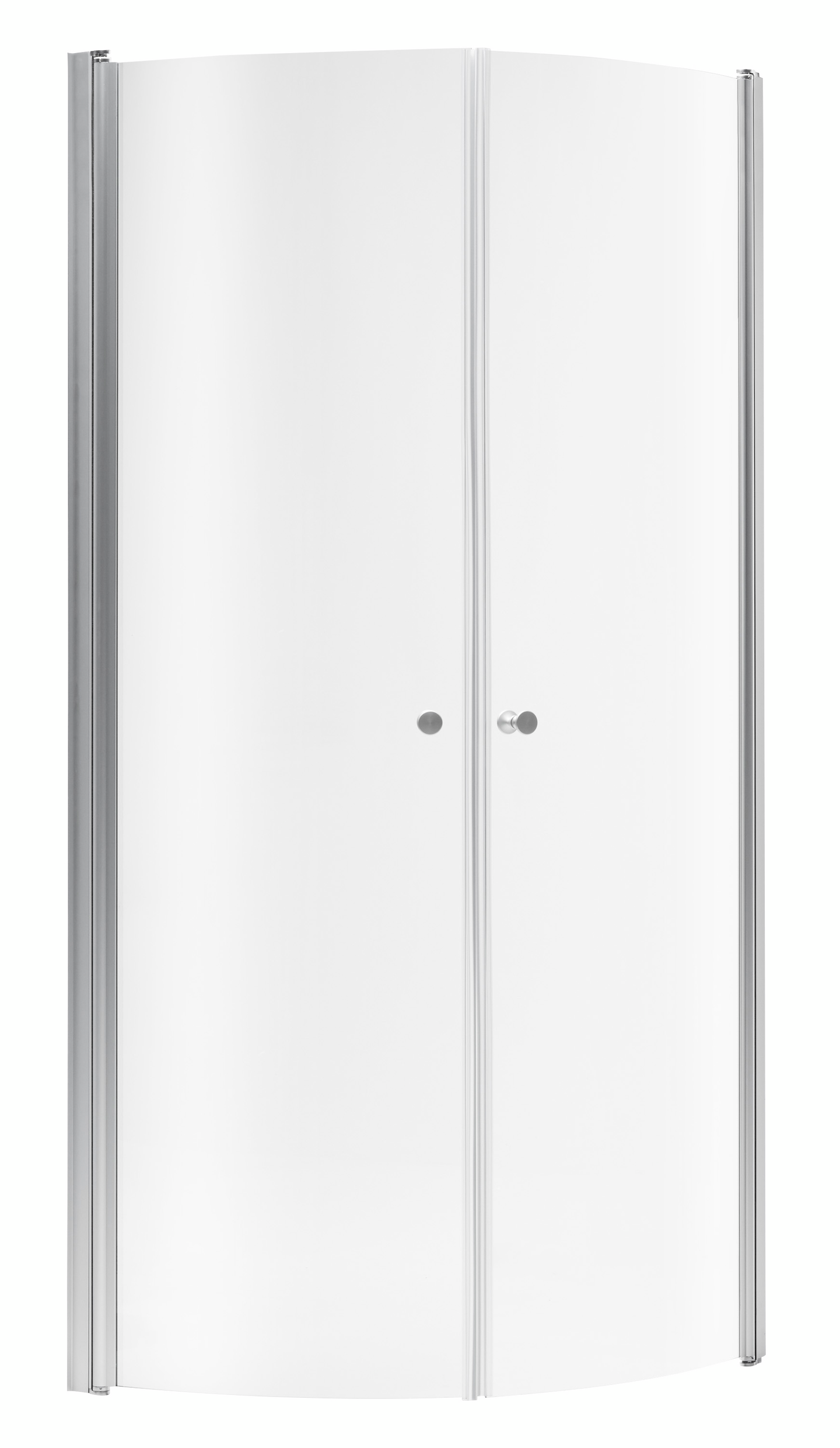 Suihkuseinä Tammiholma kaareva kääntyvä KKS800 62x190cm kirkas lasi