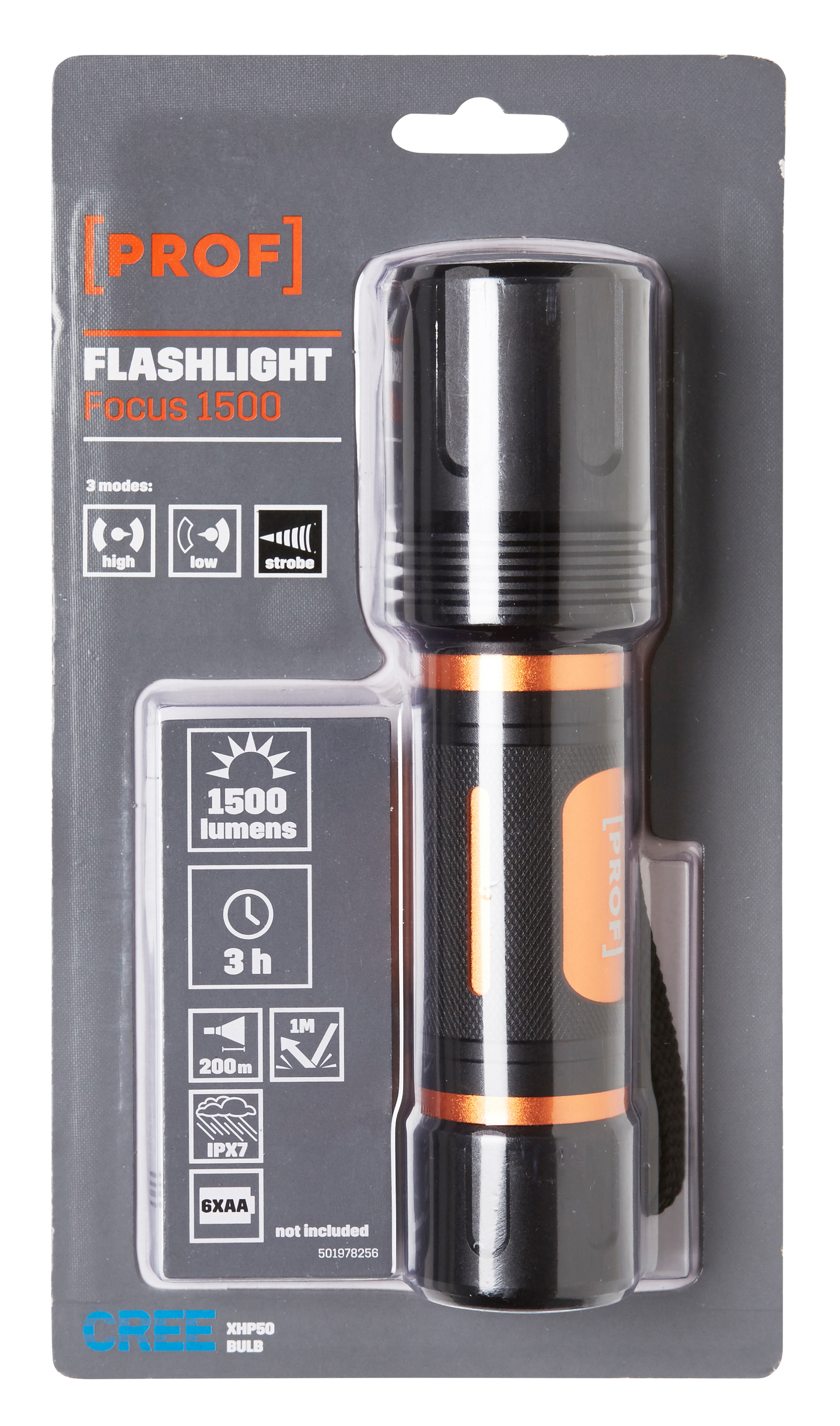 Käsivalaisin PROF Focus 1500