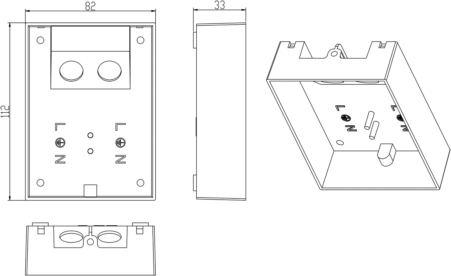 Ulkoseinävalaisin Cello Lyric GU10 valkoinen