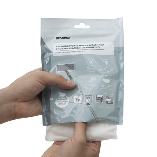 ENGÅNGSTVÄTT FÖR VÄGG & TAK