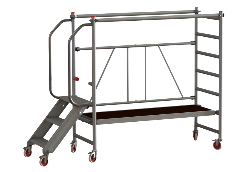 Asennusteline Tikli Jumbo 178SKT porras, teline, vaakatuet