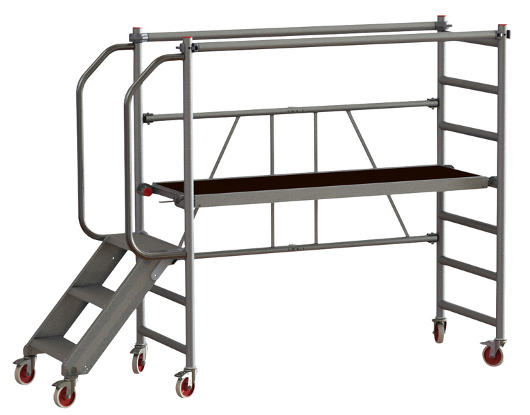 Asennusteline Tikli Jumbo 178SKT porras, teline, vaakatuet