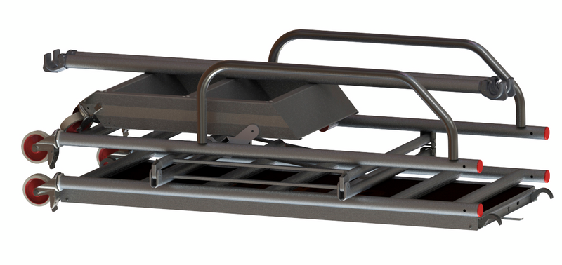 Asennusteline Tikli Jumbo 178SKT porras, teline, vaakatuet