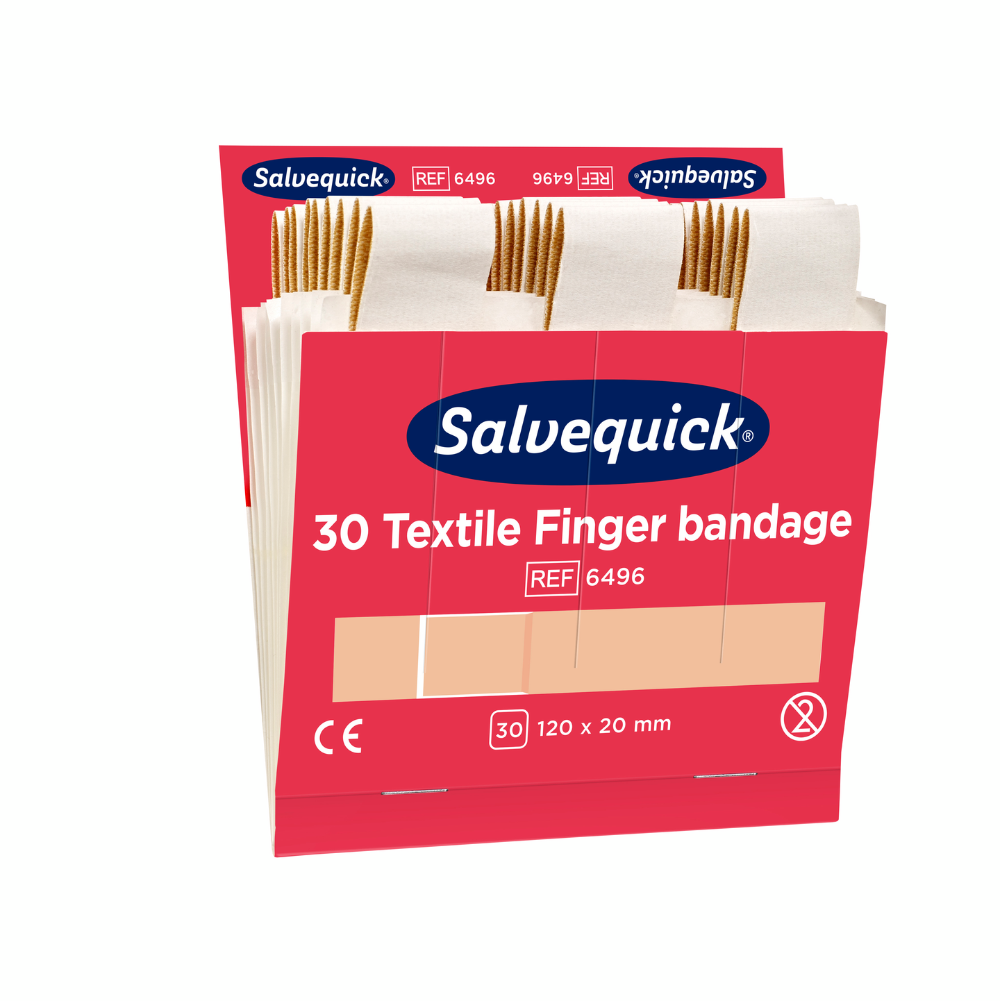 Kangaslaastari Salvequick pitkä 6 x 30kpl 6496