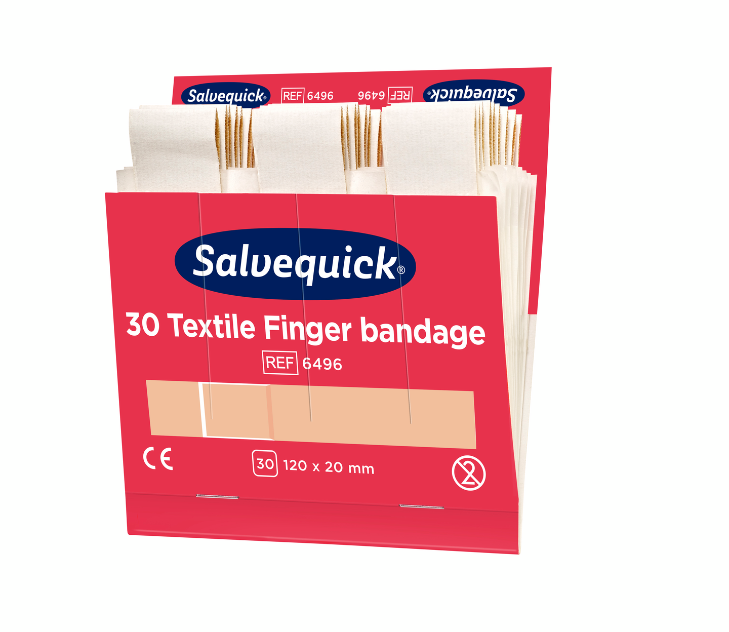 Kangaslaastari Salvequick pitkä 6 x 30kpl 6496