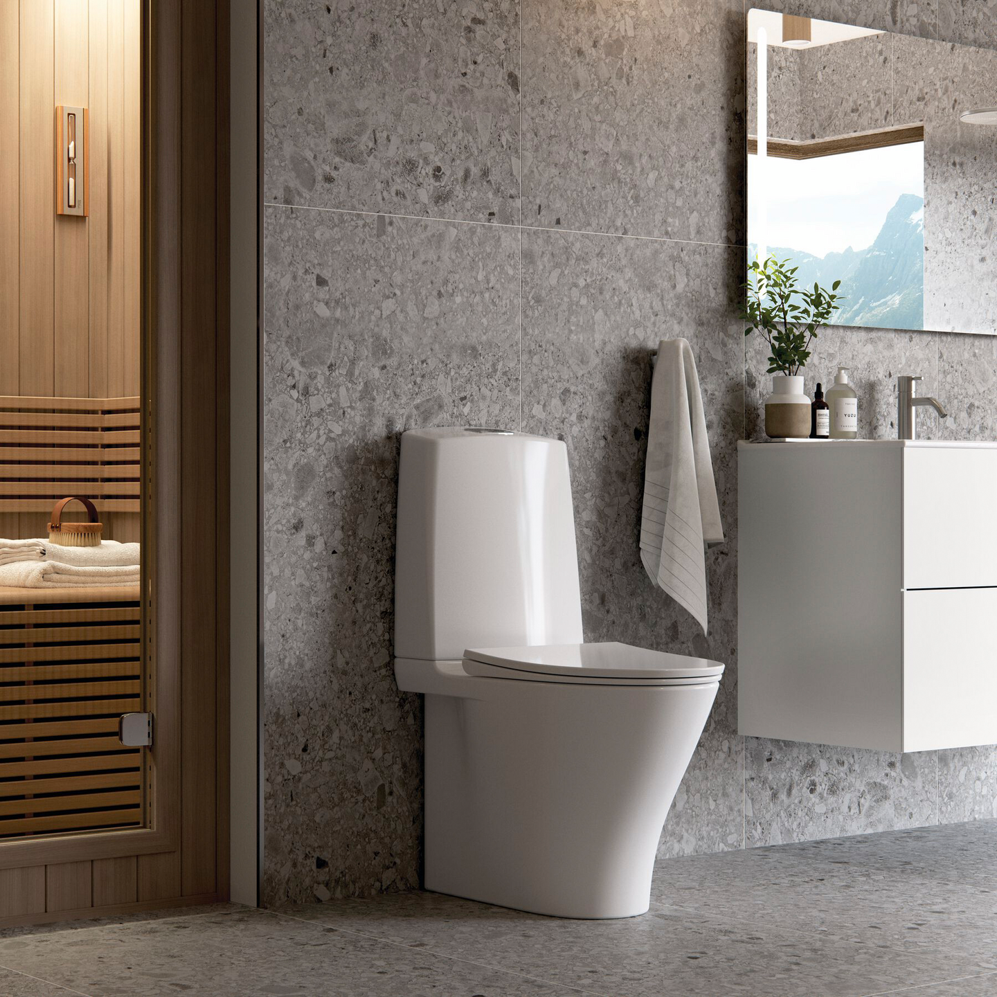 Wc-istuin IDO Glow 64 2-t ilman kantta 3836401101