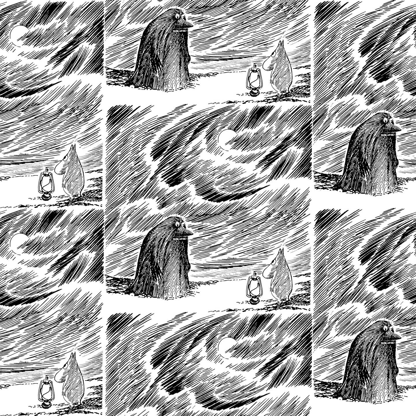 Tapetti Sandudd Muumi 5356-1 kuitu 10,05m