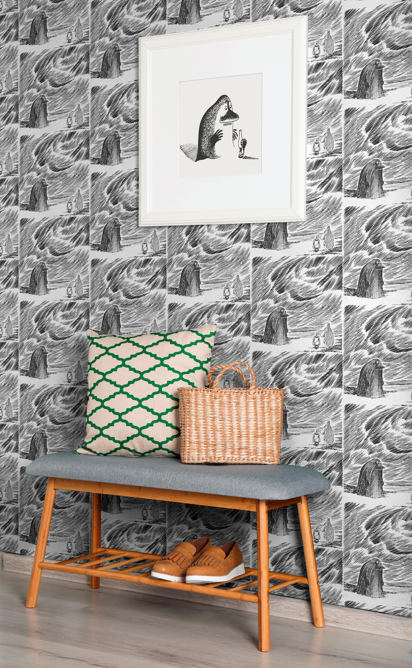 Tapetti Sandudd Muumi 5356-1 kuitu 10,05m