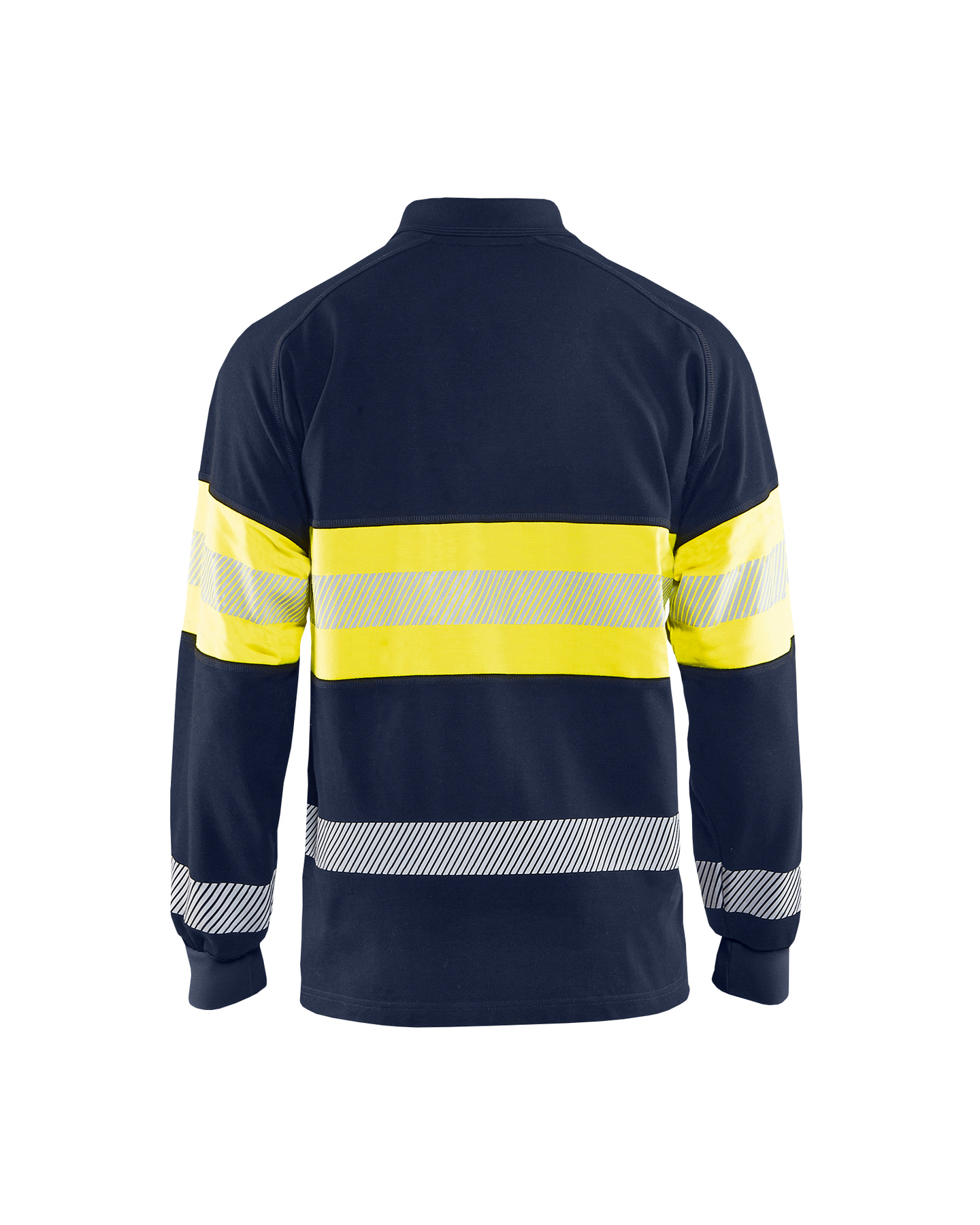 Pikeepaita Blåkläder 343817268933 tummansininen/keltainen