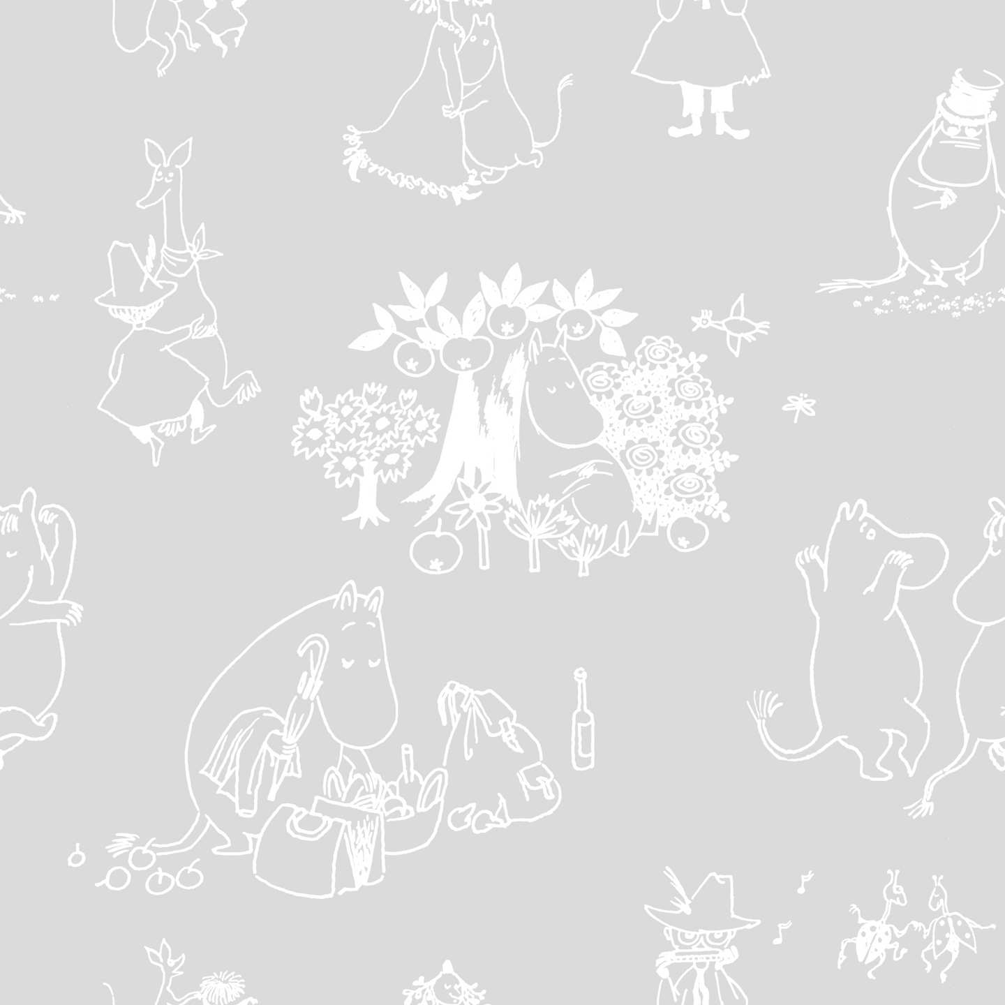 Tapetti Sandudd Muumi 5350-1 kuitu 10,05m